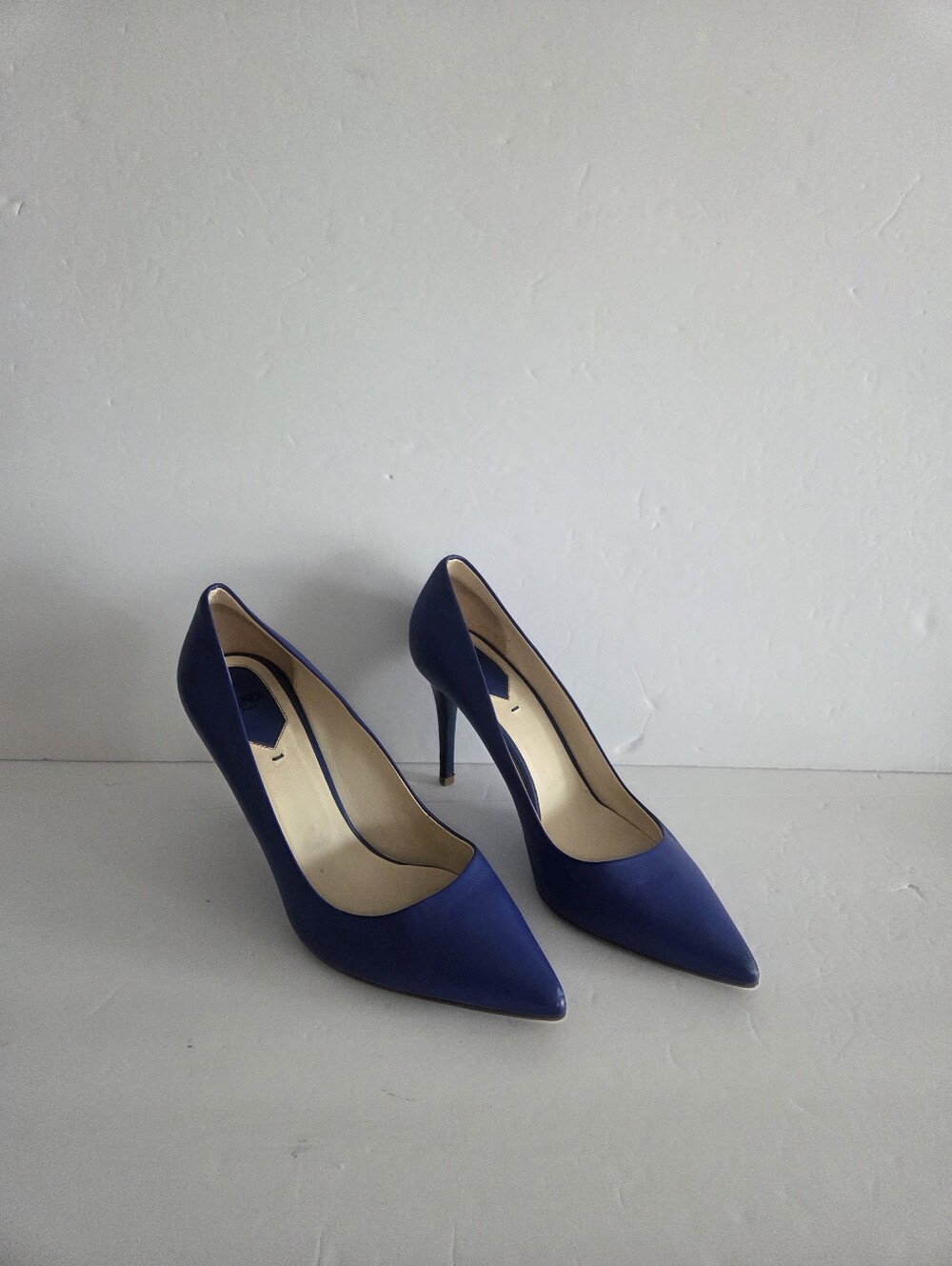Fendi Royal Blue Pointed-Toe Stiletto Pumps Sz.39/8.5